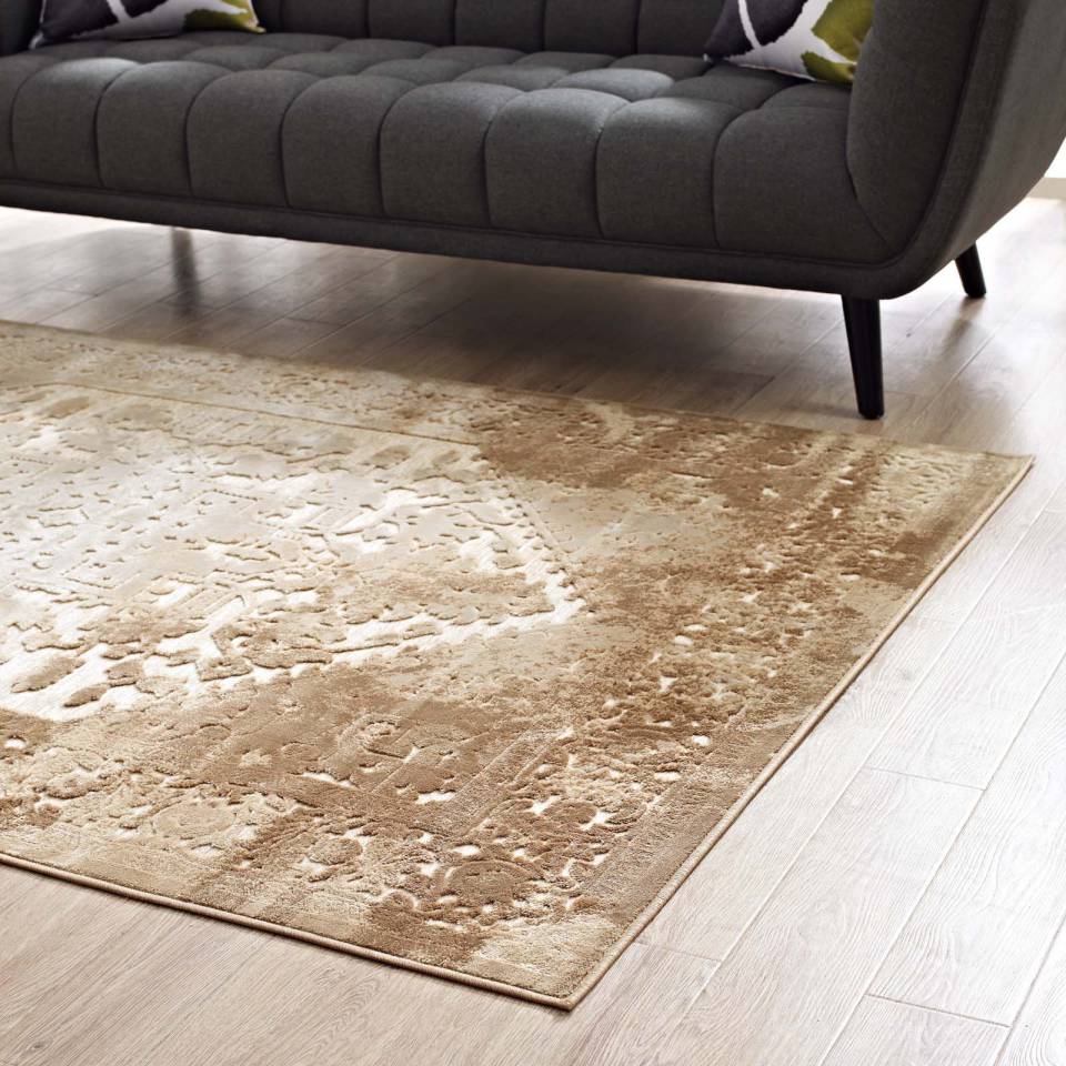 Modway Rosina Distressed Persian Vintage Medallion 8x10 Area Rug | Rugs | Modishstore-6