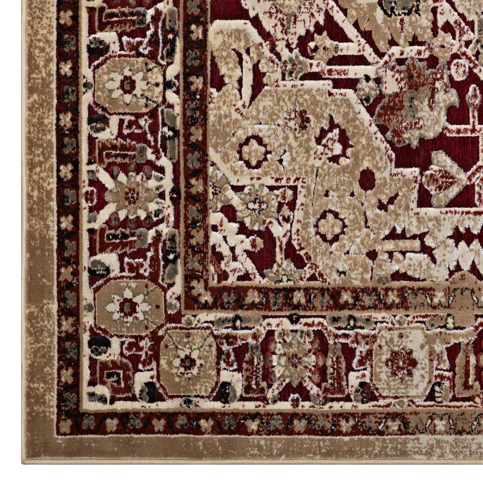 Modway Grania Ornate Vintage Floral Turkish 8x10 Area Rug | Rugs | 