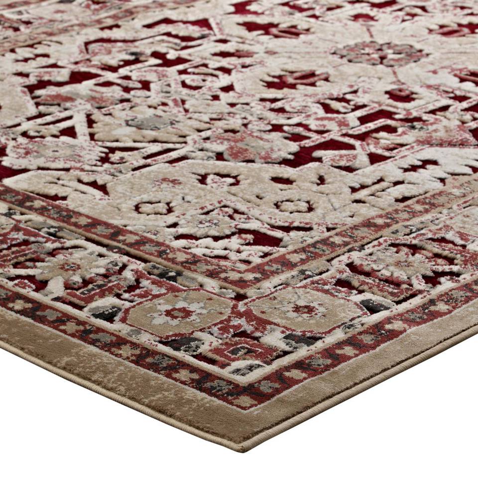 Modway Grania Ornate Vintage Floral Turkish 8x10 Area Rug | Rugs | 