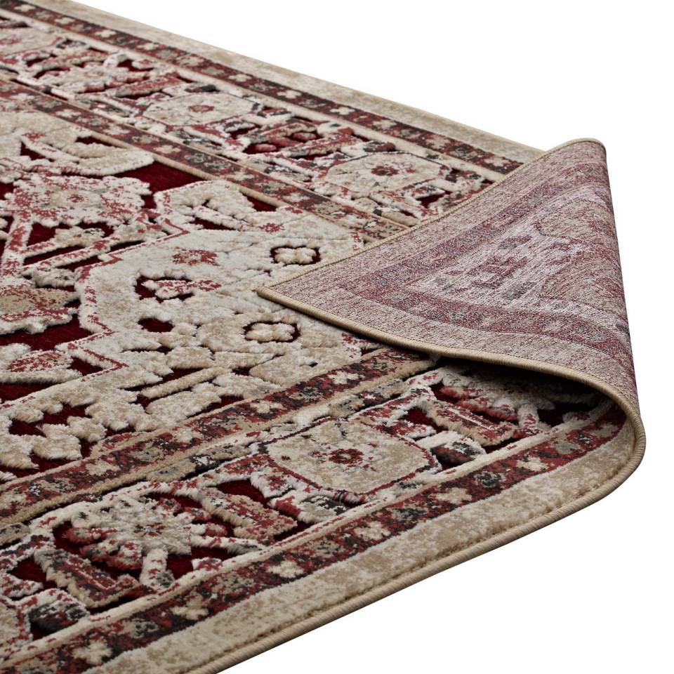 Modway Grania Ornate Vintage Floral Turkish 8x10 Area Rug | Rugs | 