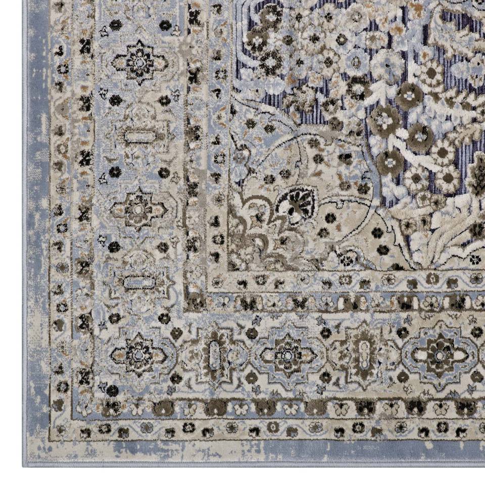Modway Elqenna Ornate Vintage Floral Turkish 5x8 Area Rug | Rugs | 