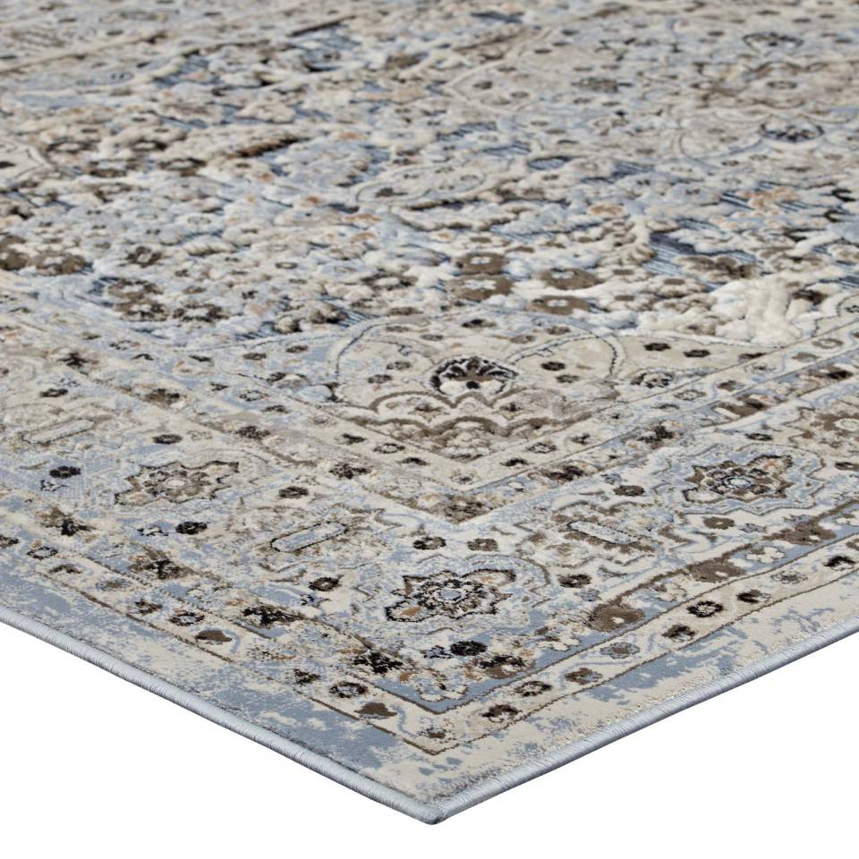 Modway Elqenna Ornate Vintage Floral Turkish 5x8 Area Rug | Rugs | 