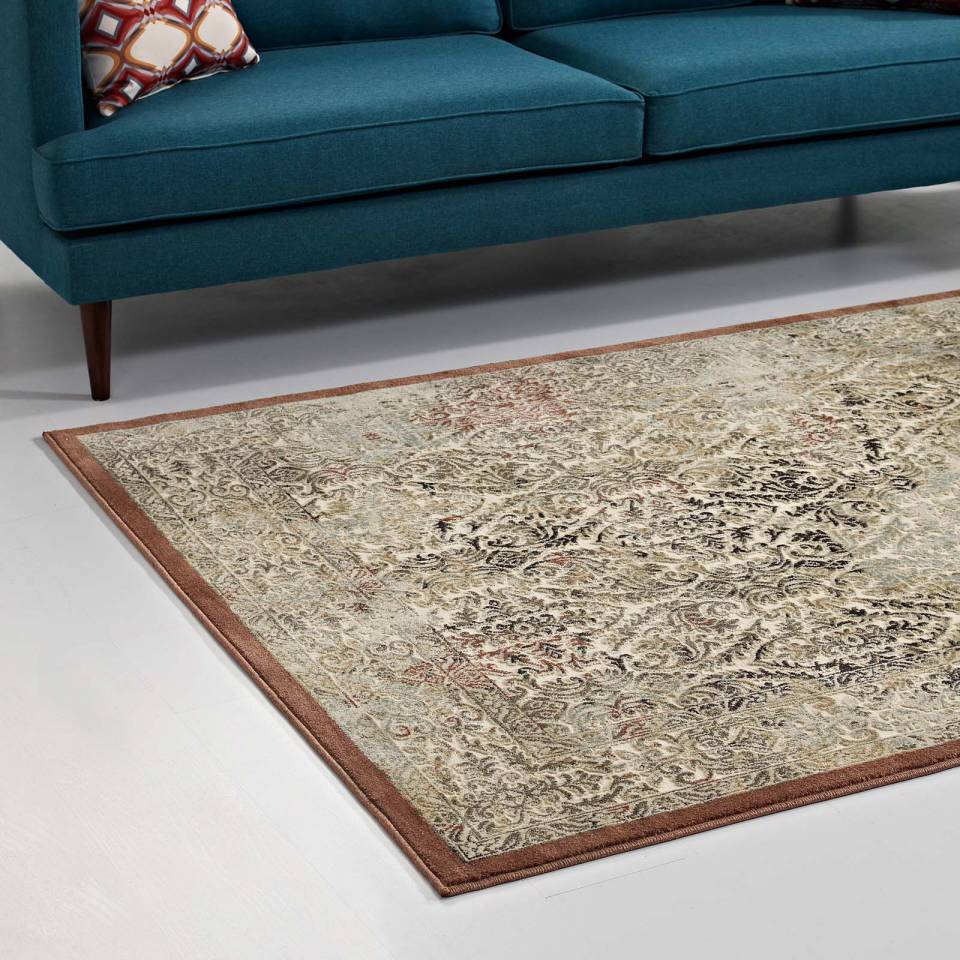 Modway Hester Ornate Turkish 8x10 Vintage Area Rug | Rugs | 