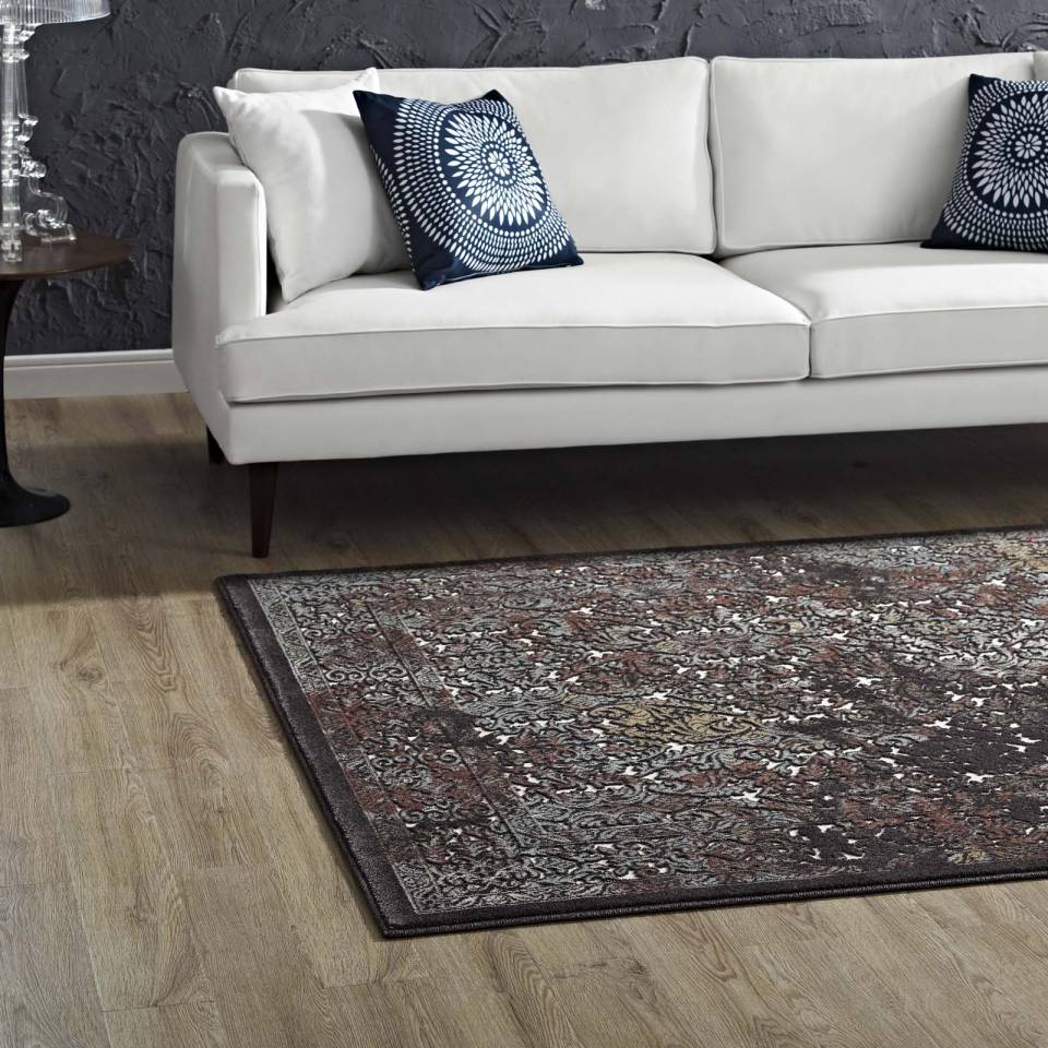 Modway Westia Ornate Turkish 8x10 Vintage Area Rug | Rugs | Modishstore-7