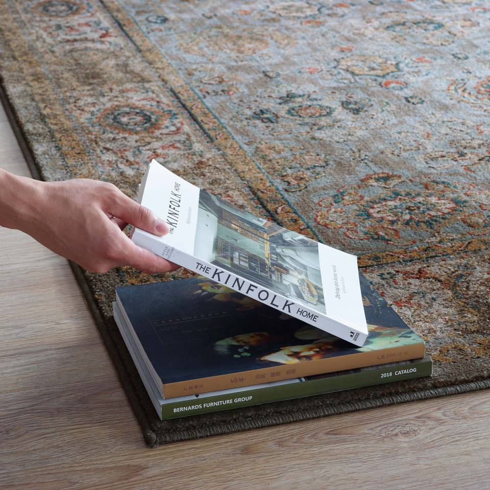 Modway Hisa Distressed Vintage Floral Lattice 5x8 Area Rug | Rugs | 
