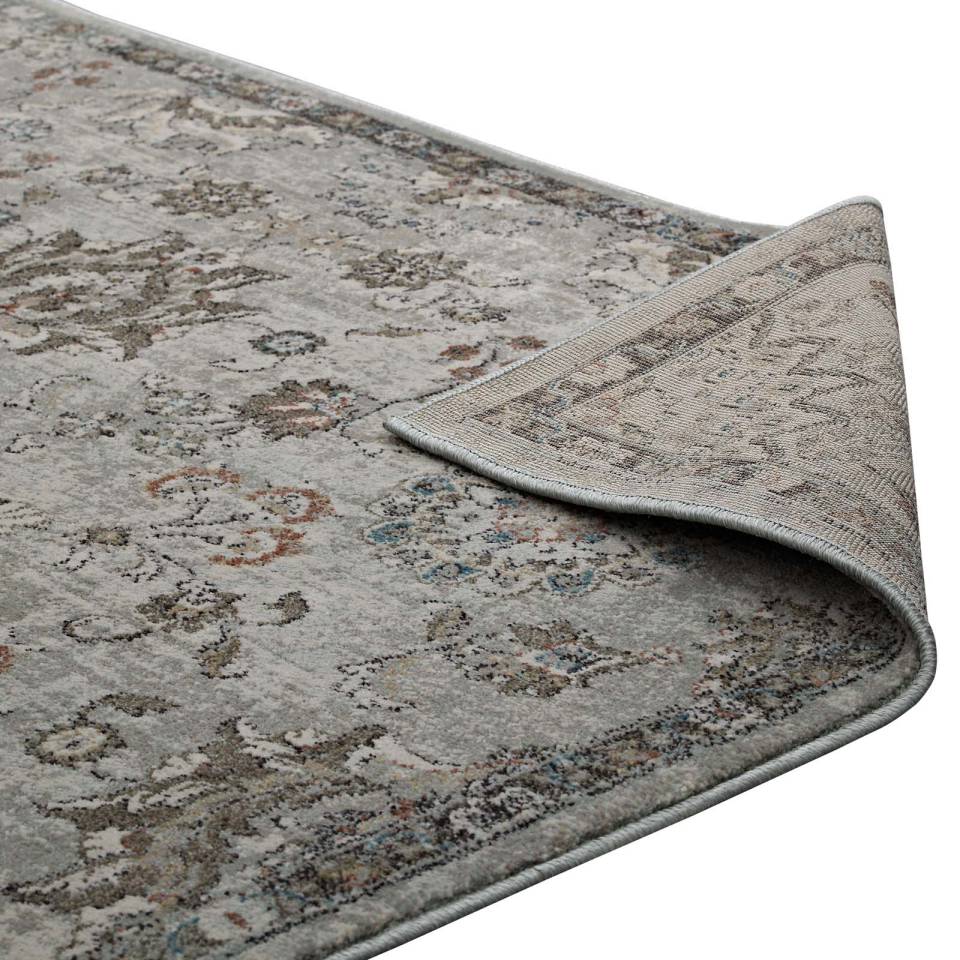 Modway Hana Distressed Vintage Floral
Lattice 8x10 Area Rug | Rugs | 