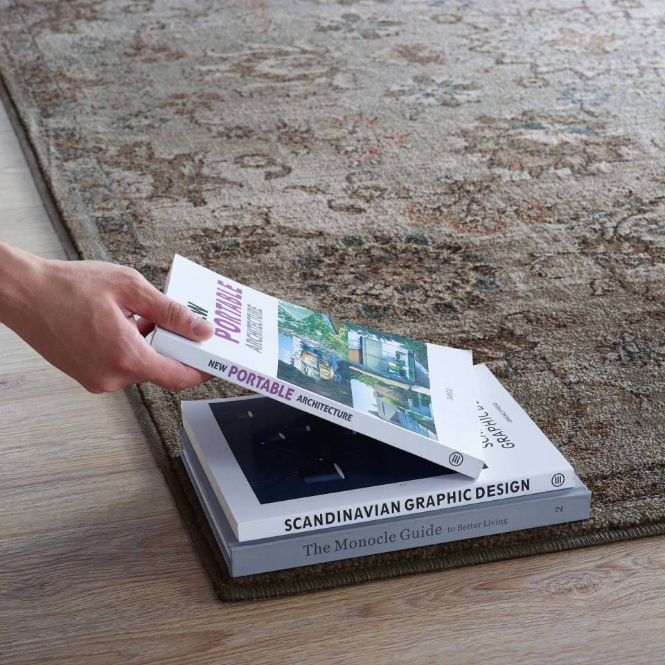 Modway Hana Distressed Vintage Floral
Lattice 8x10 Area Rug | Rugs | 