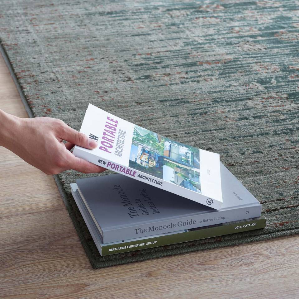 Modway Hesper  Distressed Contemporary Floral Lattice 8x10 Area Rug | Rugs | 