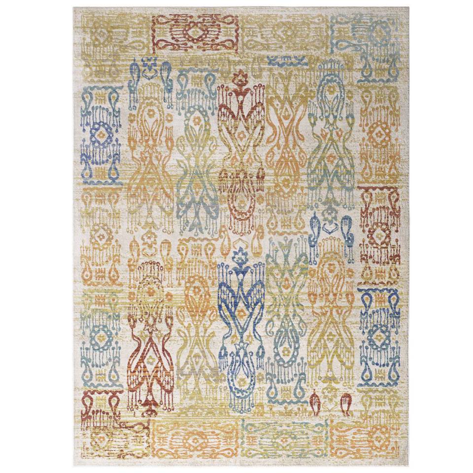 Modway Solimar Distressed Southwestern Aztec 8x10 Area Rug | Rugs | Modishstore-2