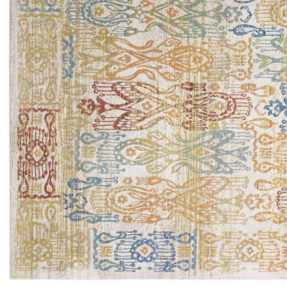 Modway Solimar Distressed Southwestern Aztec 8x10 Area Rug | Rugs | Modishstore-3