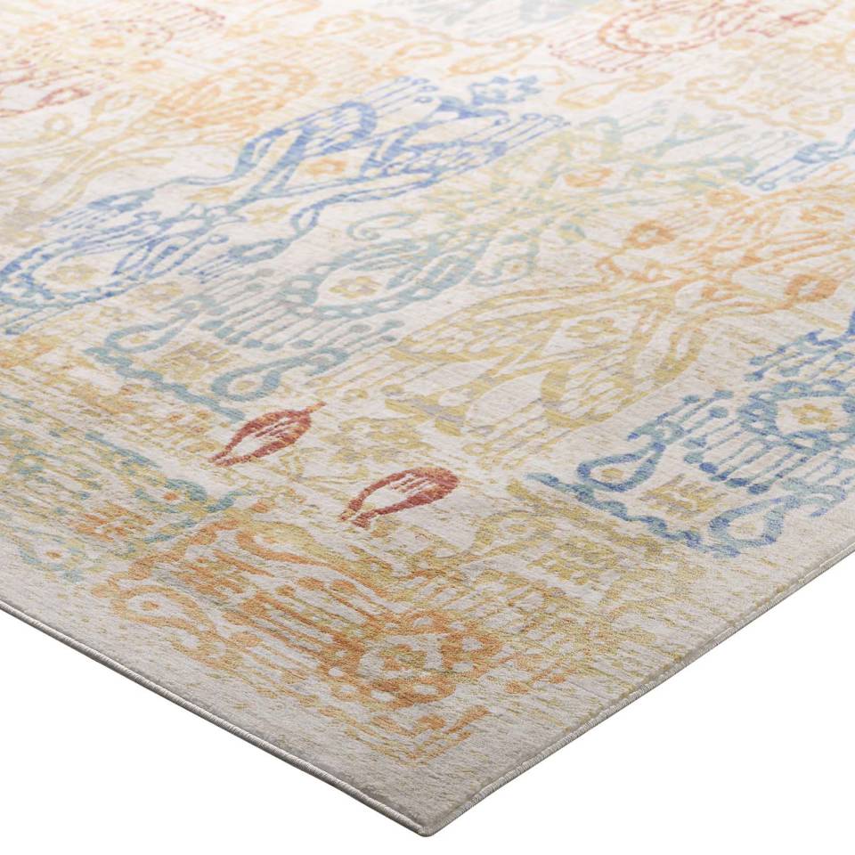 Modway Solimar Distressed Southwestern Aztec 8x10 Area Rug | Rugs | Modishstore-4