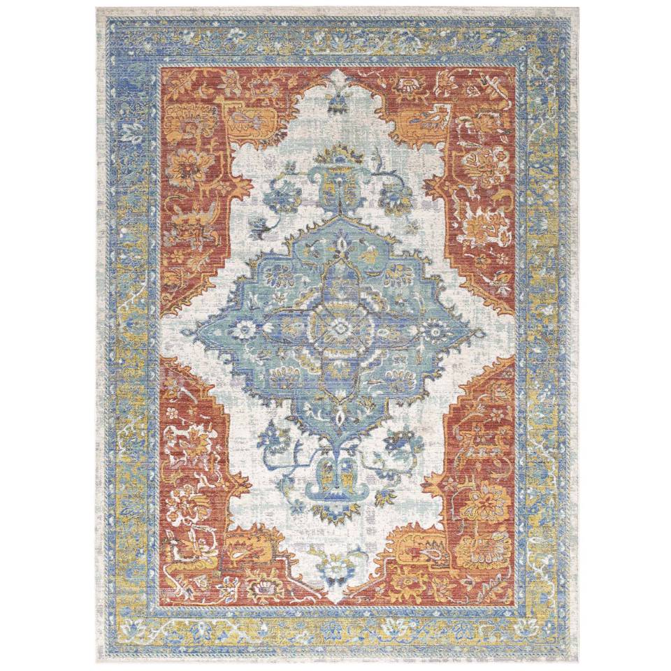 Modway Citlali Distressed Southwestern Aztec 8x10 Area Rug | Rugs | 
