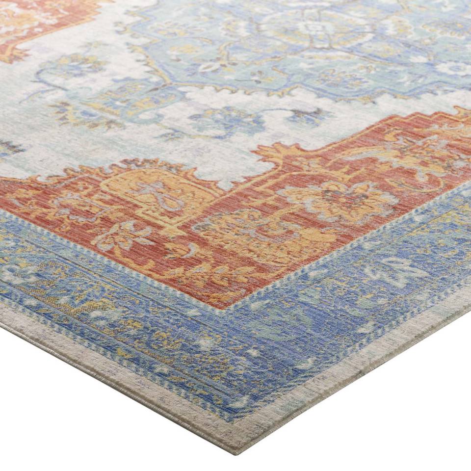 Modway Citlali Distressed Southwestern Aztec 8x10 Area Rug | Rugs | 