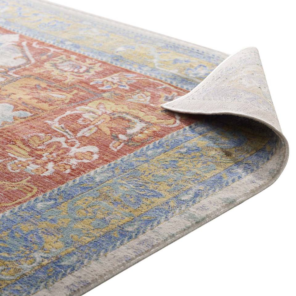 Modway Citlali Distressed Southwestern Aztec 8x10 Area Rug | Rugs | 