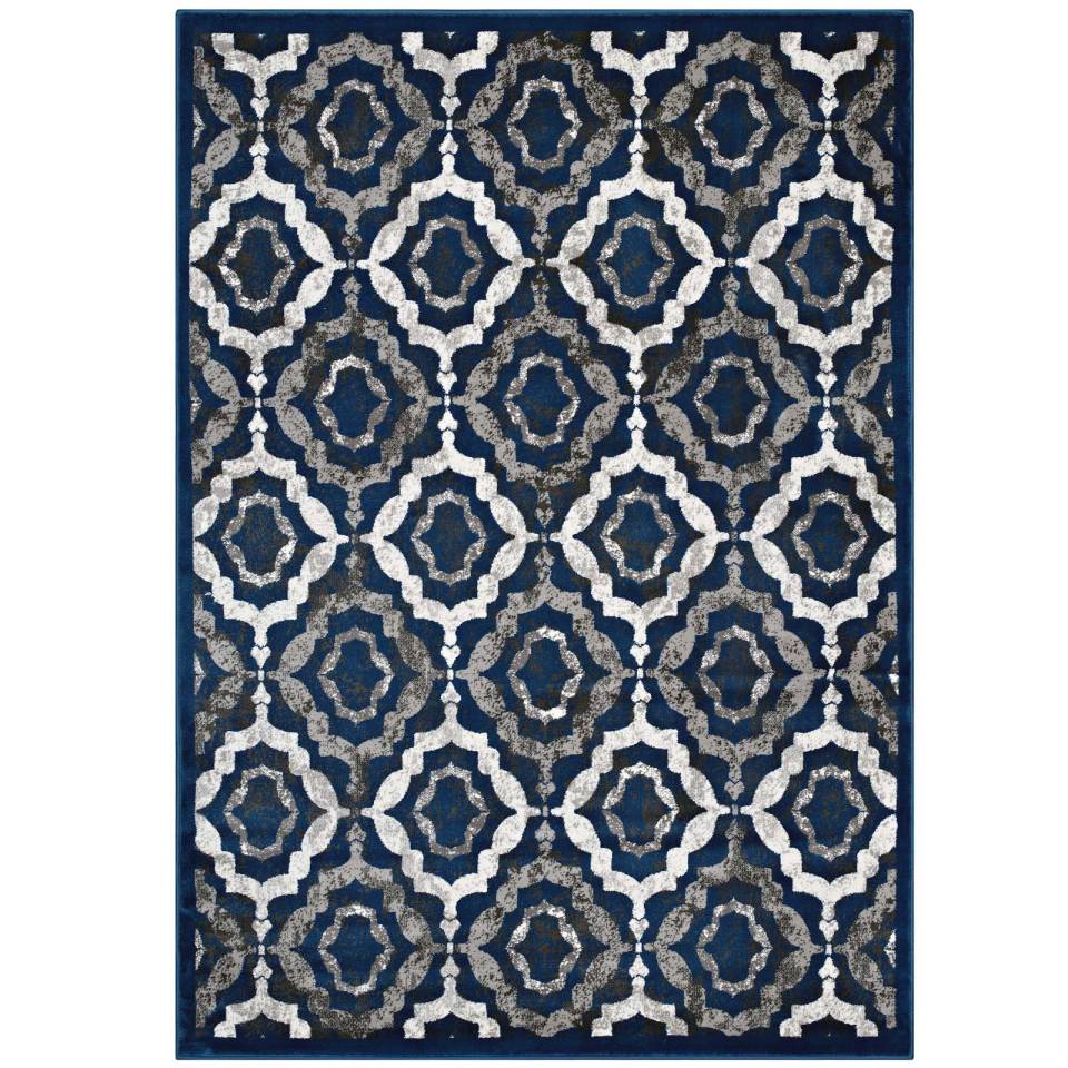 Modway Kalinda Rustic Vintage Moroccan Trellis 8x10 Area Rug | Rugs | Modishstore-2