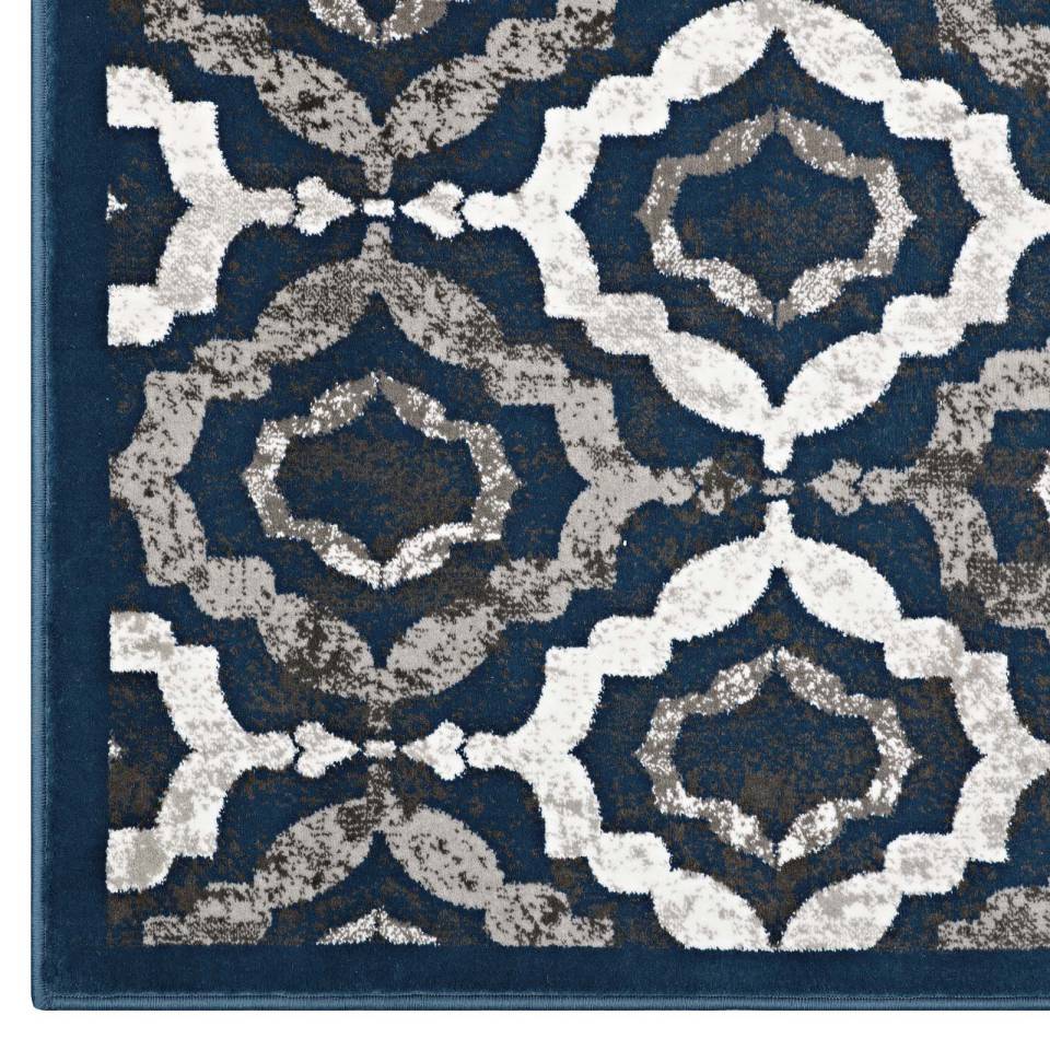 Modway Kalinda Rustic Vintage Moroccan Trellis 8x10 Area Rug | Rugs | Modishstore-3
