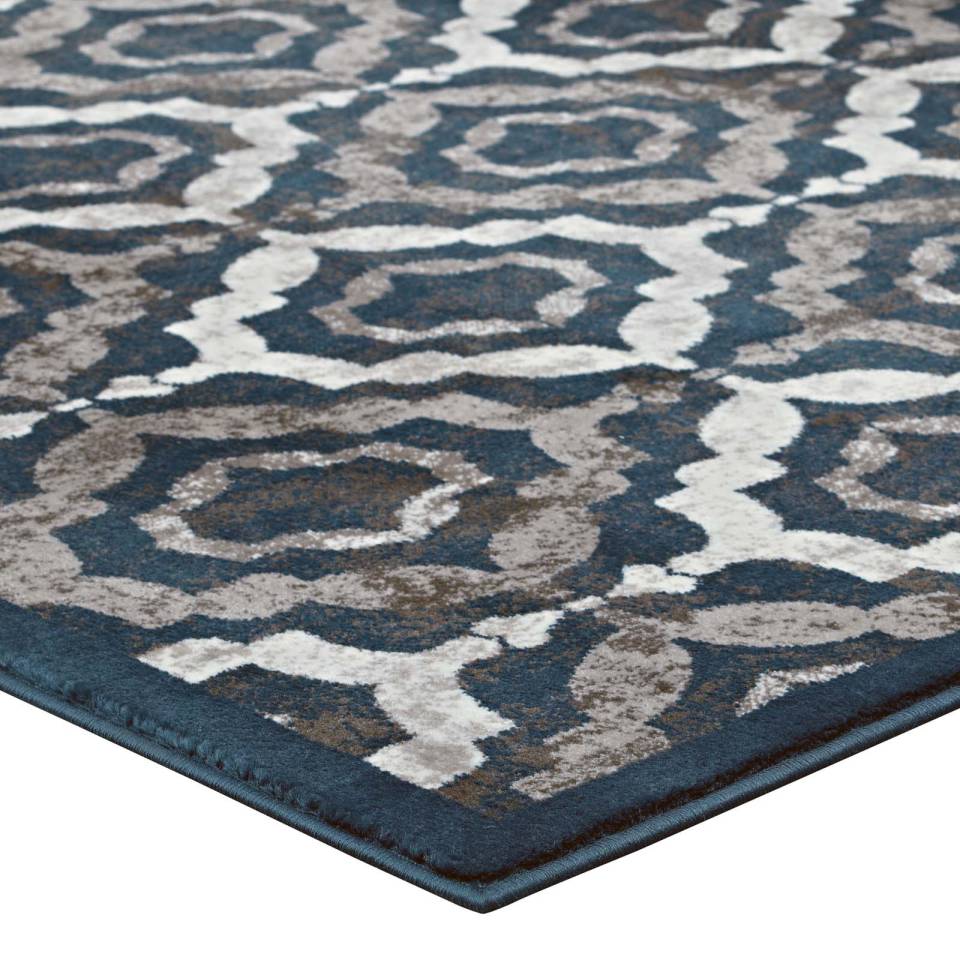 Modway Kalinda Rustic Vintage Moroccan Trellis 8x10 Area Rug | Rugs | Modishstore-4