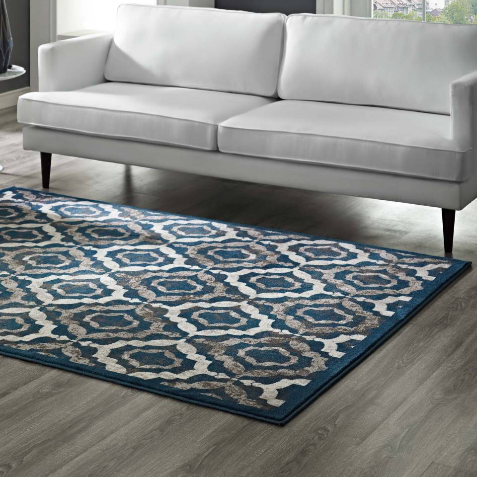 Modway Kalinda Rustic Vintage Moroccan Trellis 8x10 Area Rug | Rugs | Modishstore-6