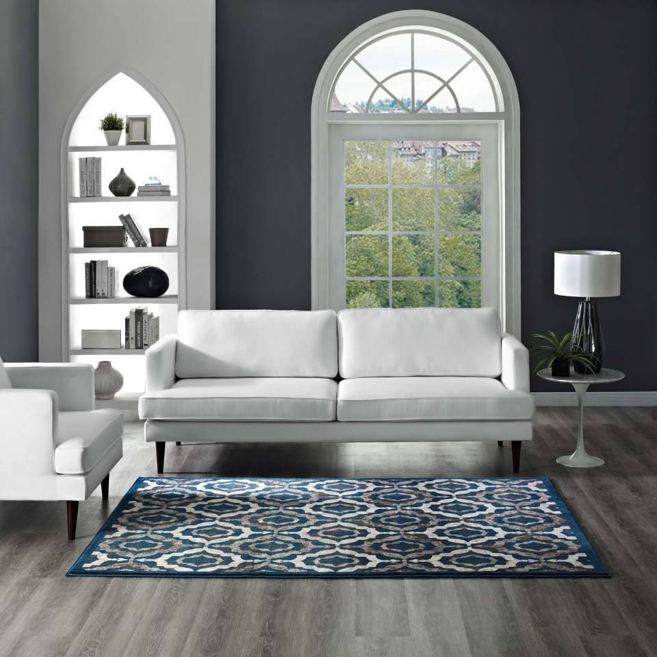 Modway Kalinda Rustic Vintage Moroccan Trellis 8x10 Area Rug | Rugs | Modishstore-7