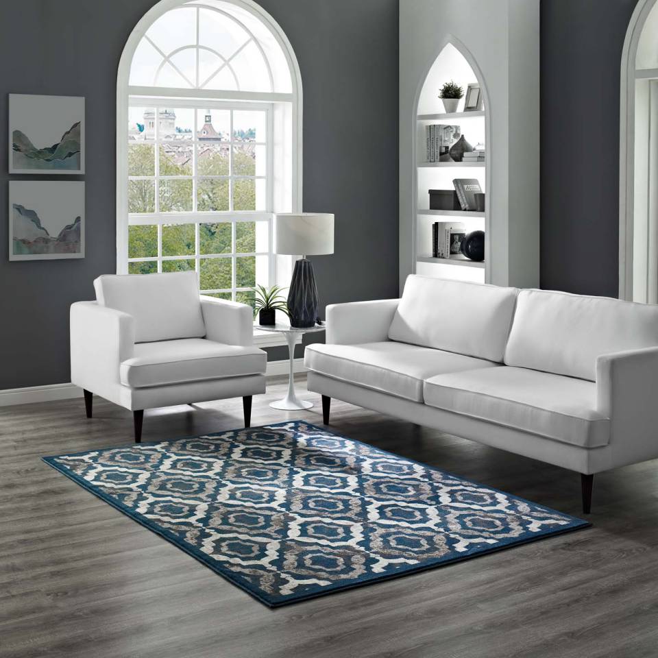 Modway Kalinda Rustic Vintage Moroccan Trellis 8x10 Area Rug | Rugs | Modishstore