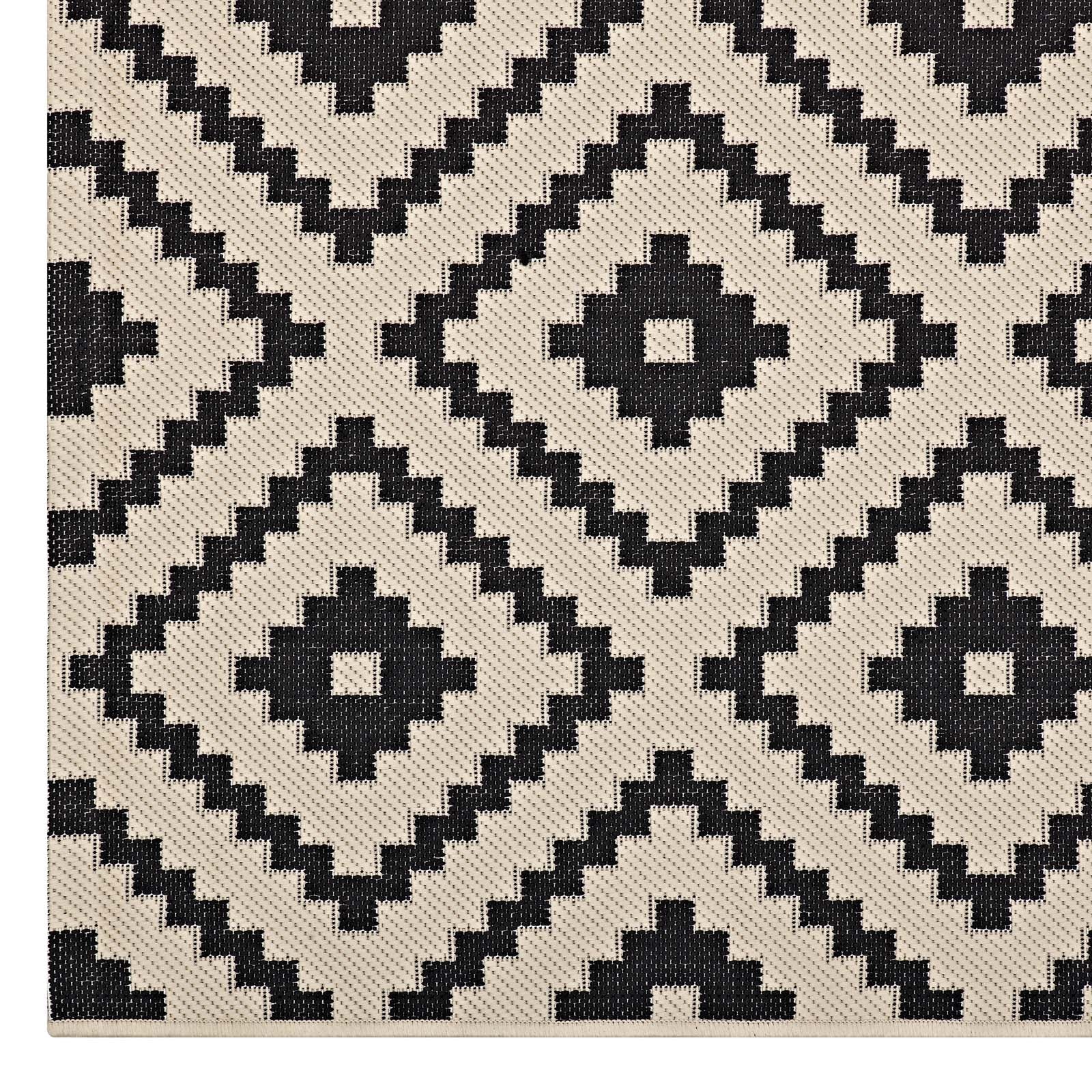Perplex Geometric Diamond Trellis 9x12 Indoor and Outdoor Area Rug By Modway | Rugs | Modishstore-2