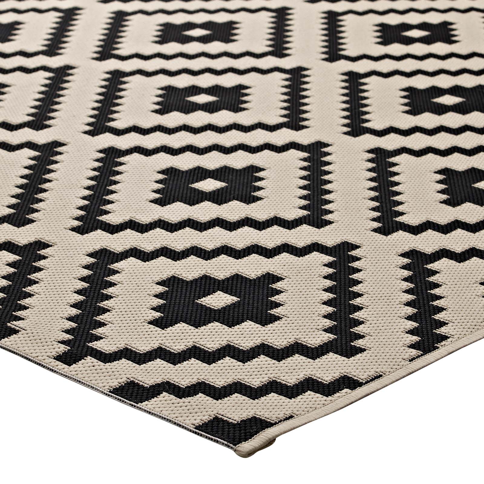 Perplex Geometric Diamond Trellis 9x12 Indoor and Outdoor Area Rug By Modway | Rugs | Modishstore-3