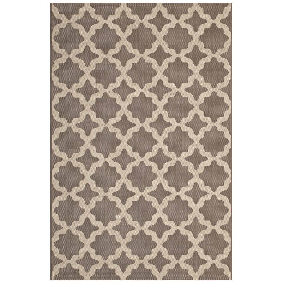 Modway Cerelia Moroccan Trellis 8x10 Indoor and Outdoor Area Rug | Rugs | 