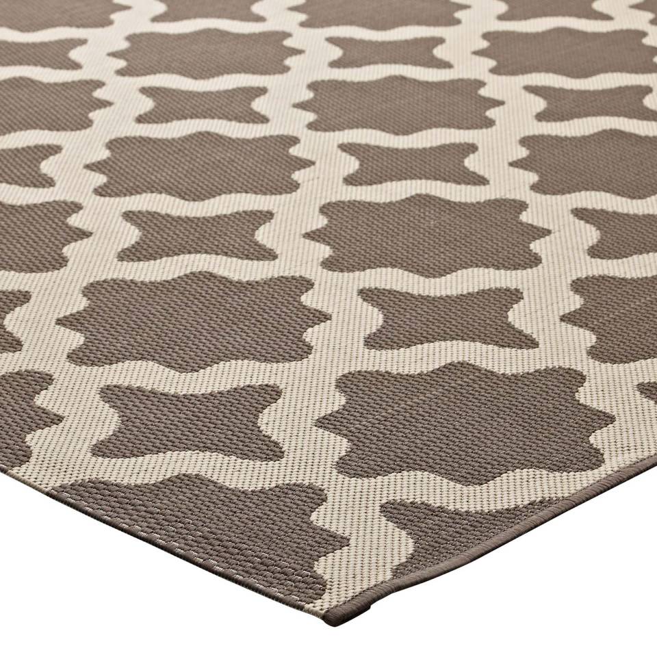 Modway Cerelia Moroccan Trellis 8x10 Indoor and Outdoor Area Rug | Rugs | 