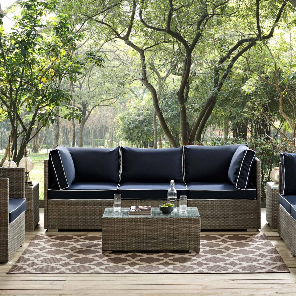Modway Cerelia Moroccan Trellis 8x10 Indoor and Outdoor Area Rug | Rugs | 