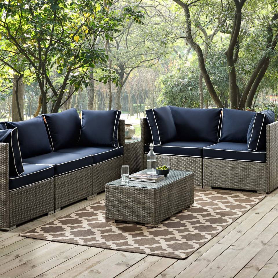 Modway Cerelia Moroccan Trellis 8x10 Indoor and Outdoor Area Rug | Rugs