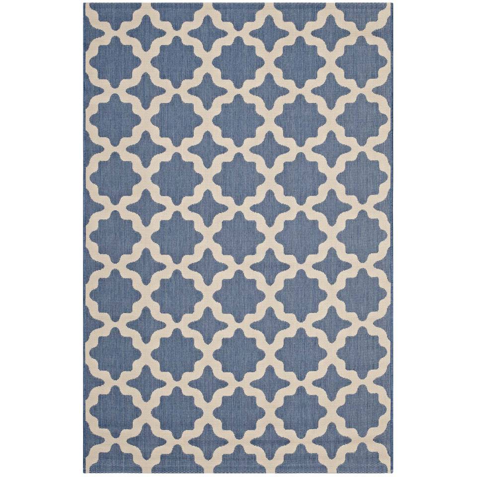 Modway Cerelia Moroccan Trellis 8x10 Indoor and Outdoor Area Rug | Rugs | 