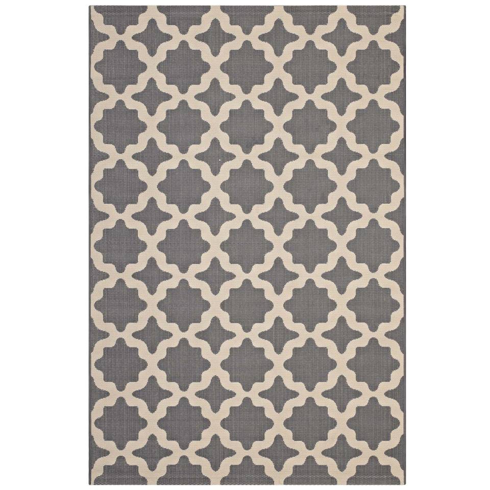 Modway Cerelia Moroccan Trellis 8x10 Indoor and Outdoor Area Rug | Rugs | 