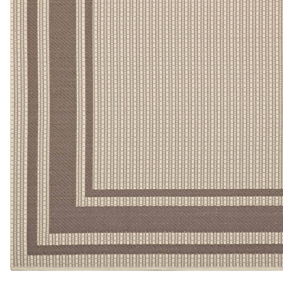 Modway Rim Solid Border 8x10 Indoor and Outdoor Area Rug | Rugs | Modishstore-3