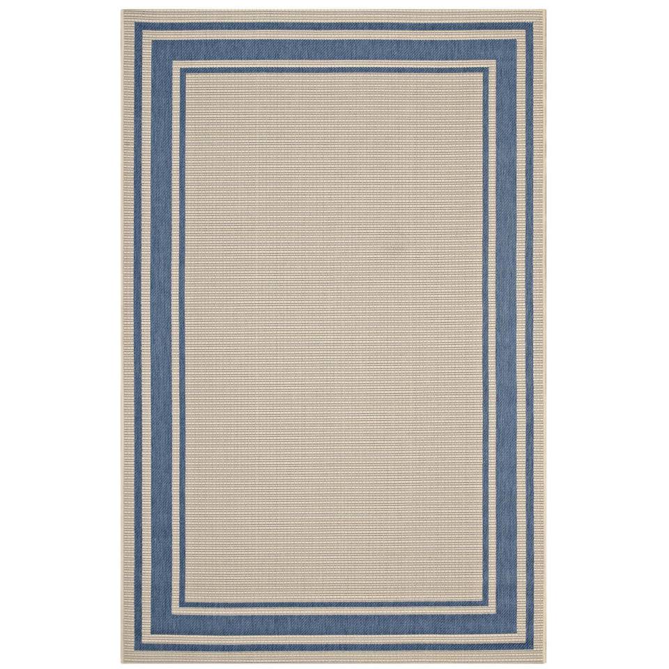 Modway Rim Solid Border 8x10 Indoor and Outdoor Area Rug | Rugs | Modishstore-8