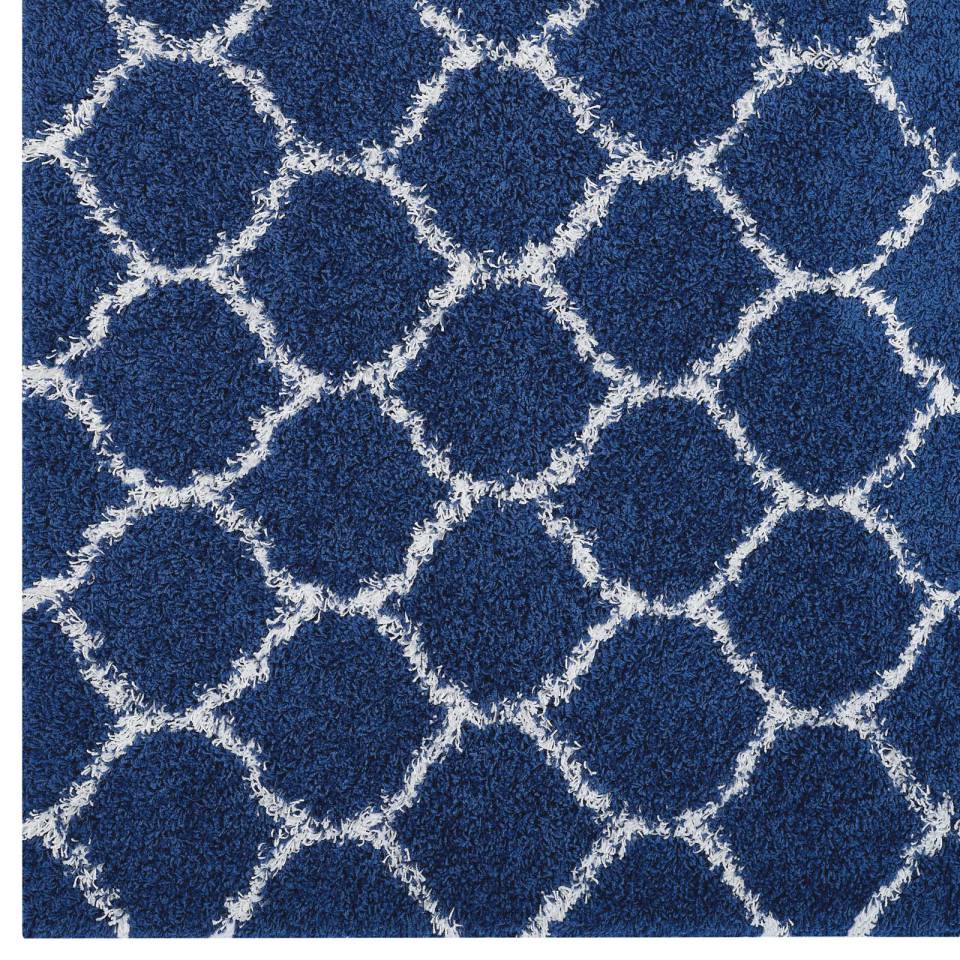 Modway Solvea Moroccan Trellis 8x10 Shag Area Rug | Rugs | Modishstore-3
