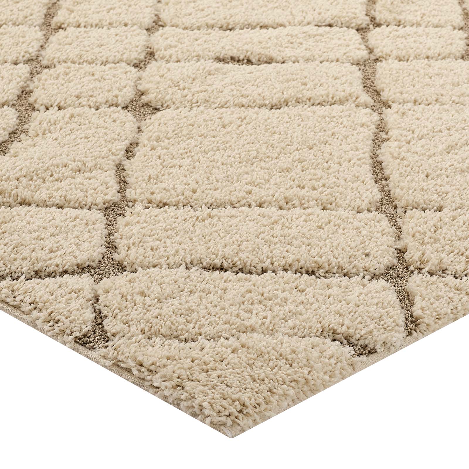 Modway Jubilant Verona Abstract Geometric 5x8 Shag Area Rug | Rugs | Modishstore-3