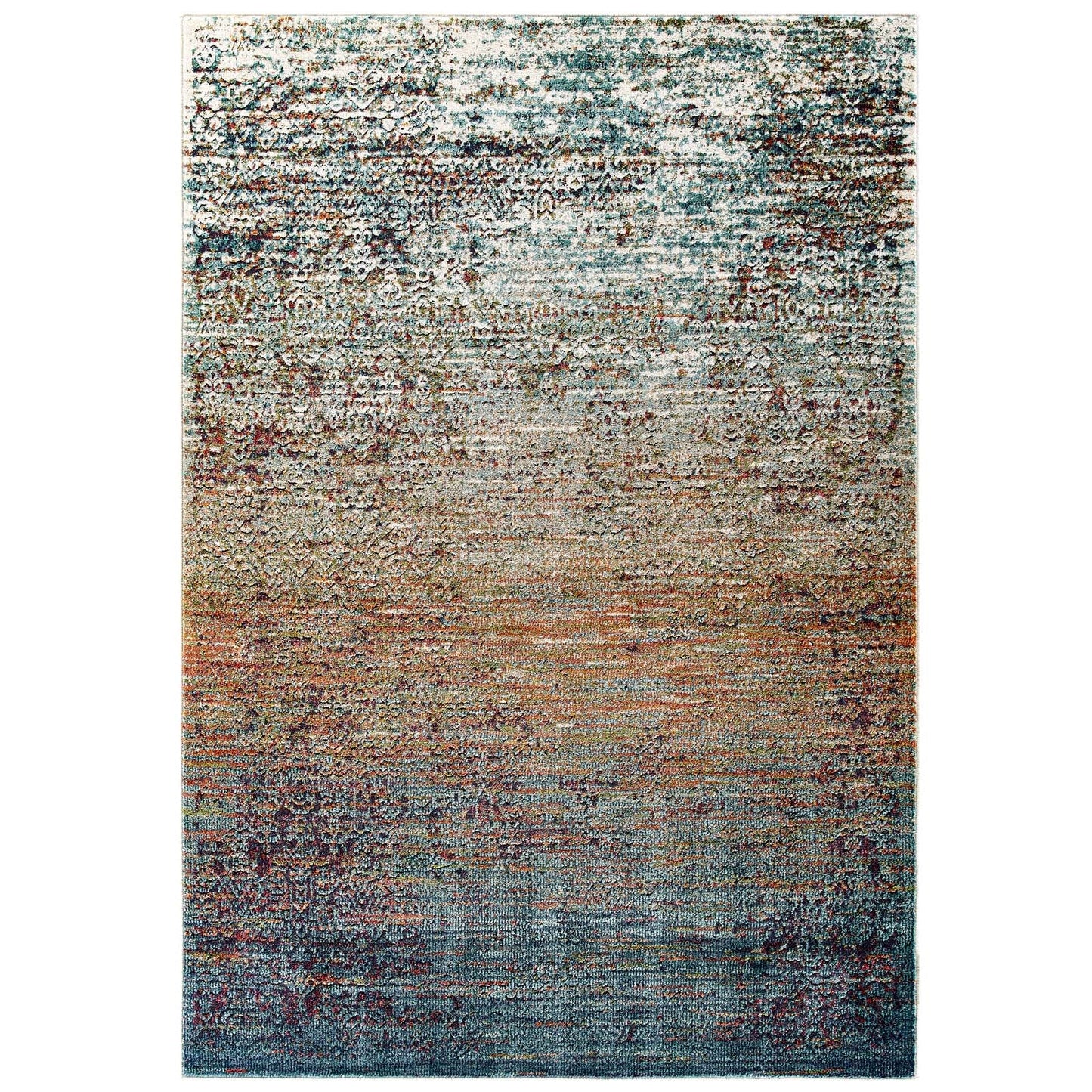 Modway Tribute Jacinda Rustic Distressed Vintage Lattice 5x8 Area Rug | Rugs | Modishstore