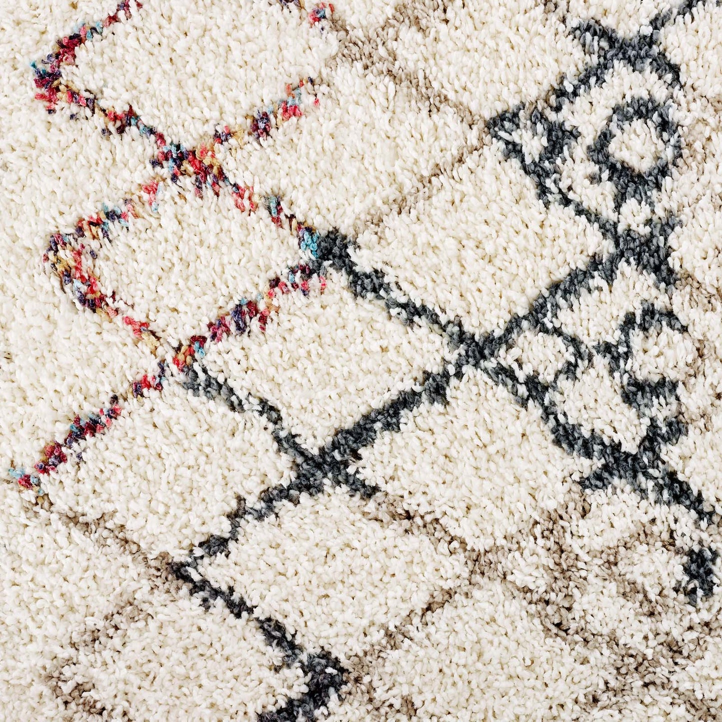 Modway Skadi Rainbow Diamond 5x8 Shag Area Rug | Rugs | Modishstore-2