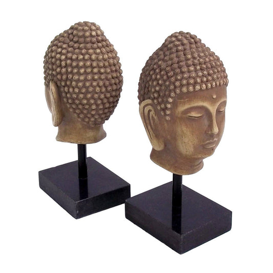 Bey-Berk "Buddha" Bookend On Marble Base