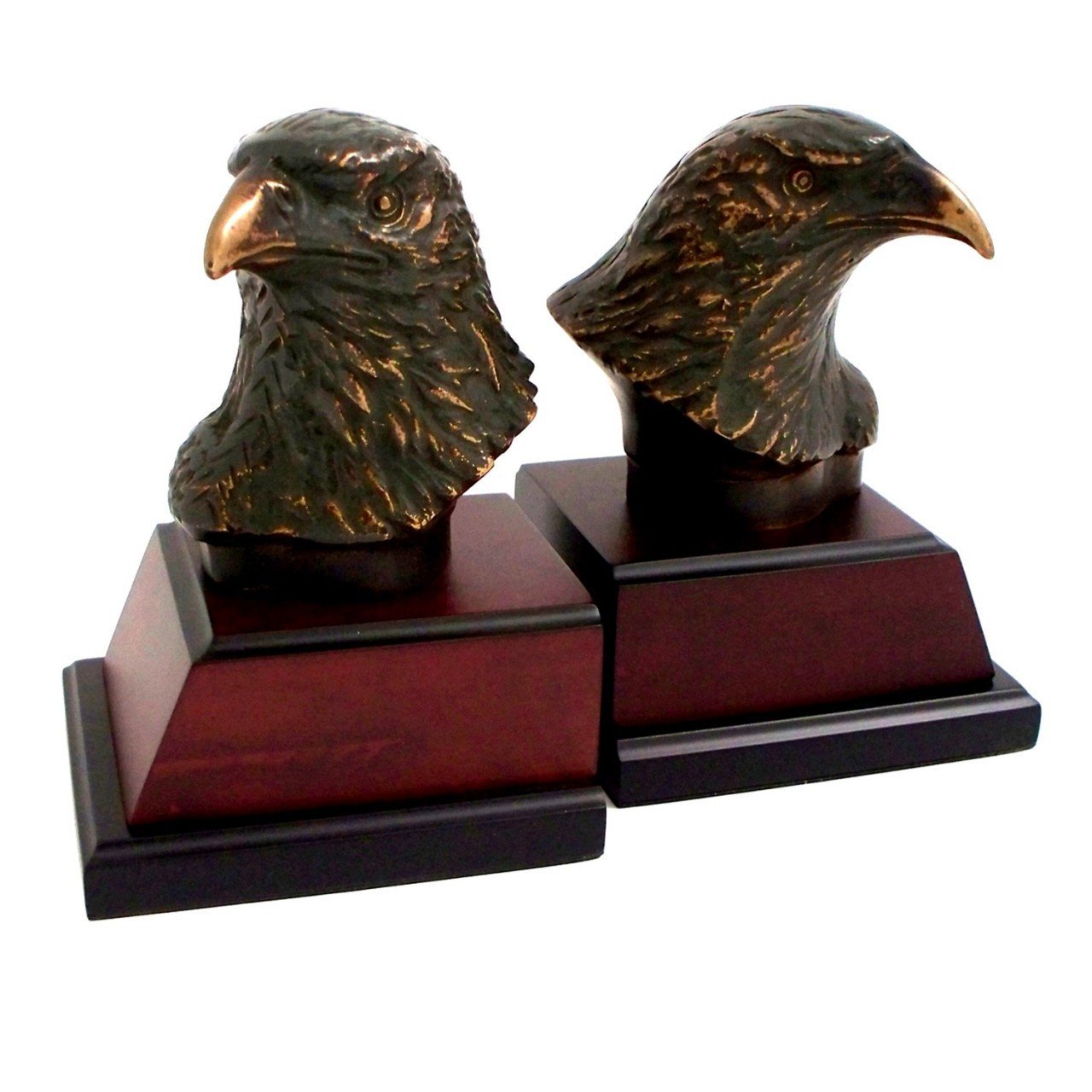 Bey-Berk Brass Eagles with Bronzed/Patina Finish