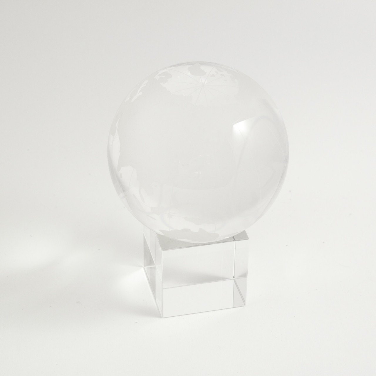 Bey-Berk Glass Globe on Base 4" Dia.