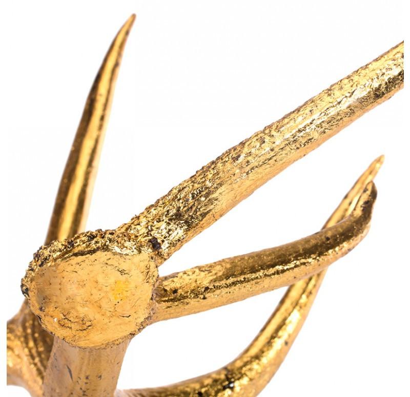 Gold Leaf Design Group Gilded Elk Antler - Single