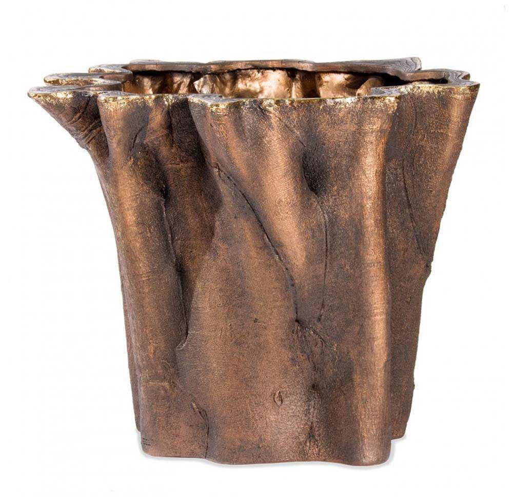 Gold Leaf Design Group Tree Stump 26"H Planter