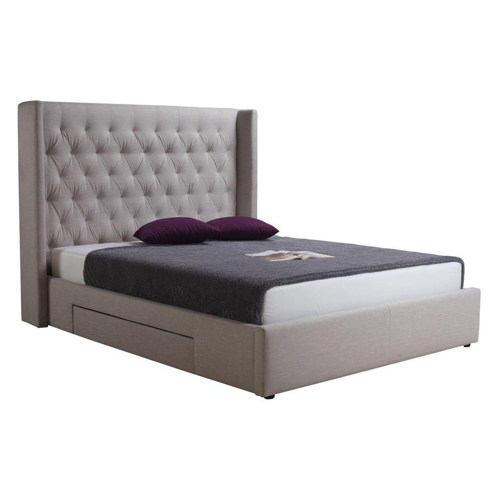 Moe's Home Collection Blair 2-Drawer Bed Queen