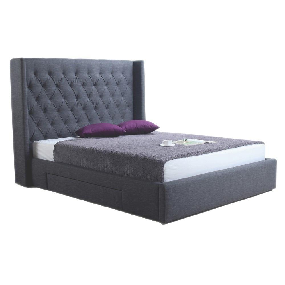 Moe's Home Collection Blair 2-Drawer Bed Queen