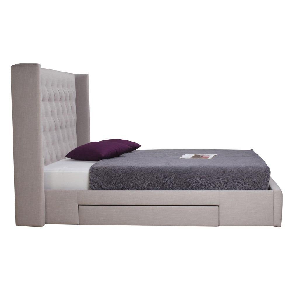 Moe's Home Collection Blair 2-Drawer Bed King