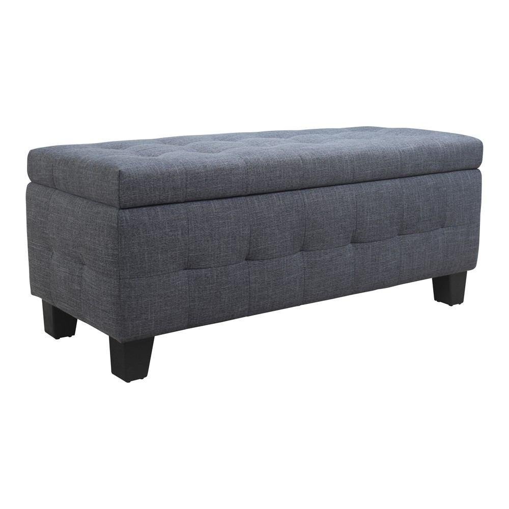Moe's Home Collection Gretchen Storage Bench Fabric