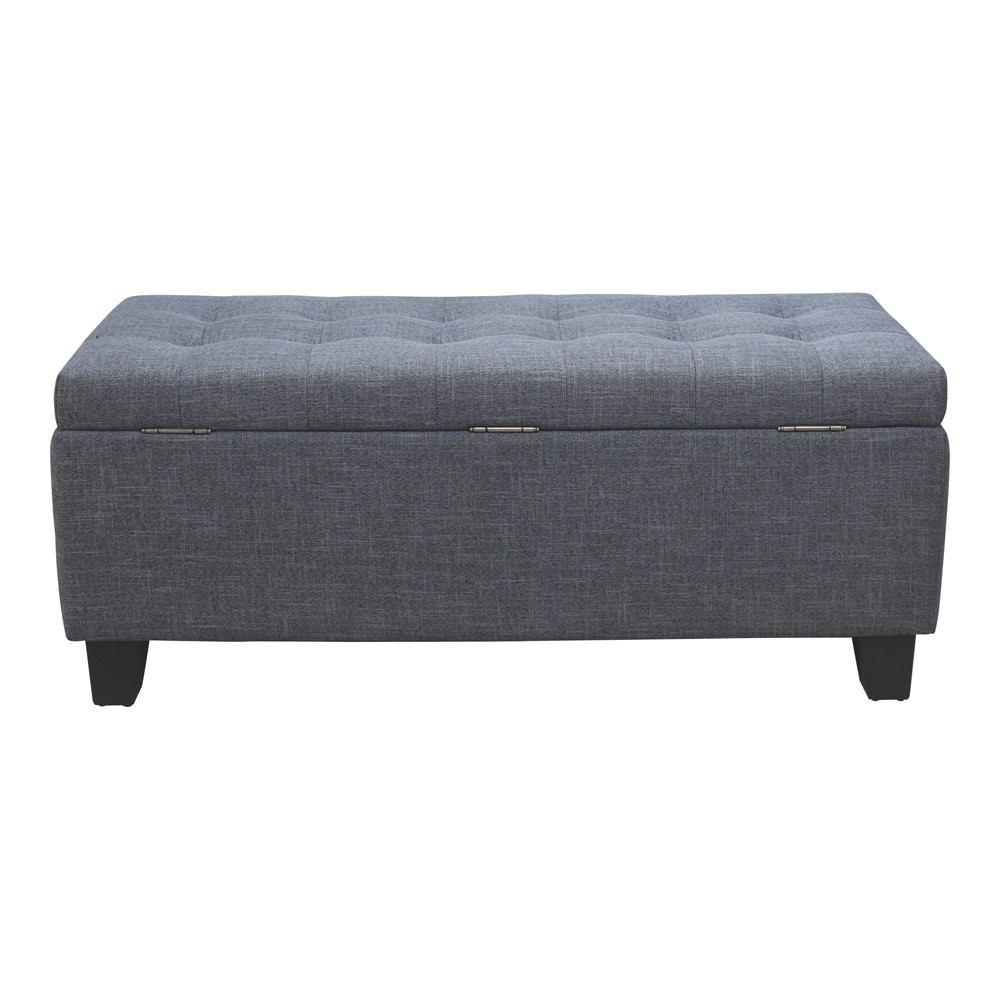 Moe's Home Collection Gretchen Storage Bench Fabric