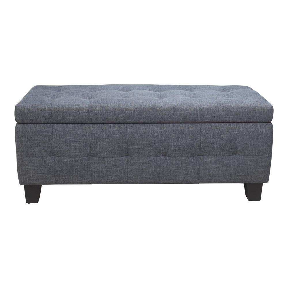 Moe's Home Collection Gretchen Storage Bench Fabric