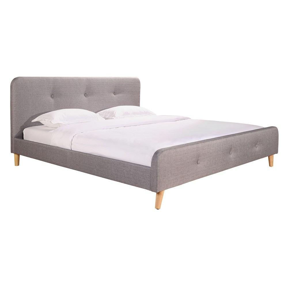 Moe's Home Collection Grace Bed King Grey